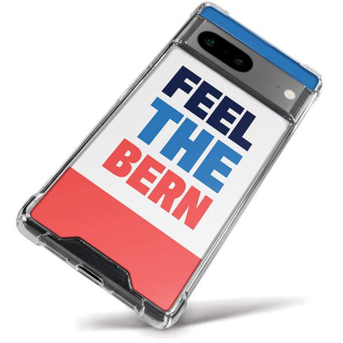 Feel The Bern Google Pixel 8a Clear Case